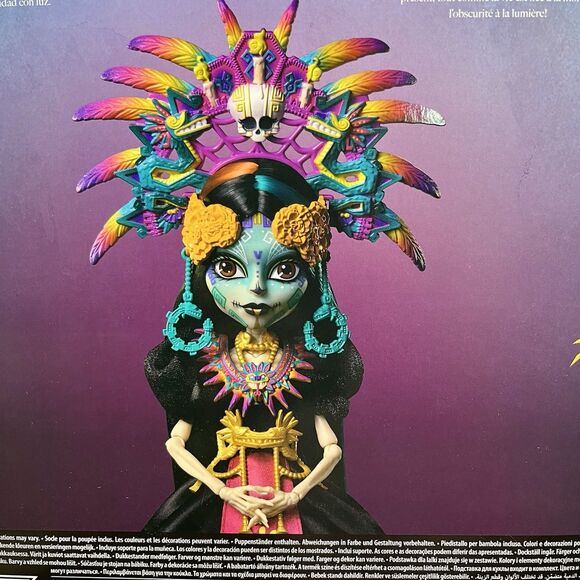 MONSTER HIGH 2025 Edition Mattel Holiday Dia De Los Muertos Skelita Calaveras - Picture 8 of 10